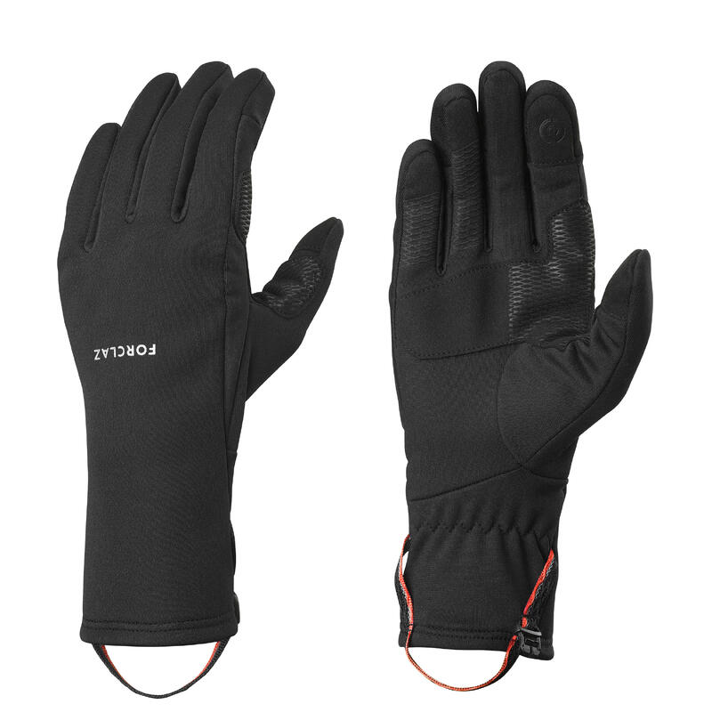 Touchscreen stretch handschoenen voor bergtrekking MT500 zwart