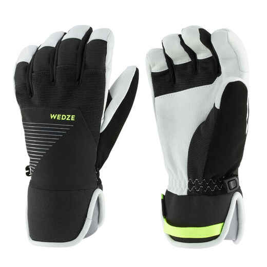 
      KIDS’ WARM AND WATERPROOF SKI GLOVES - 900 BLACK
  