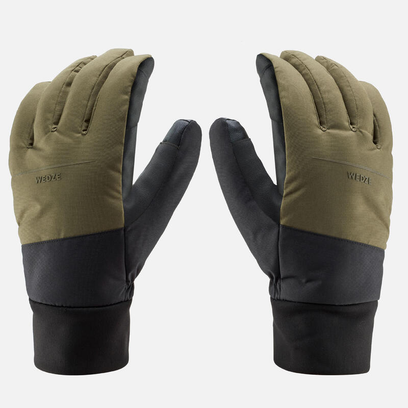 Guantes térmicos de esquí y nieve impermeable Adulto Wedze 100