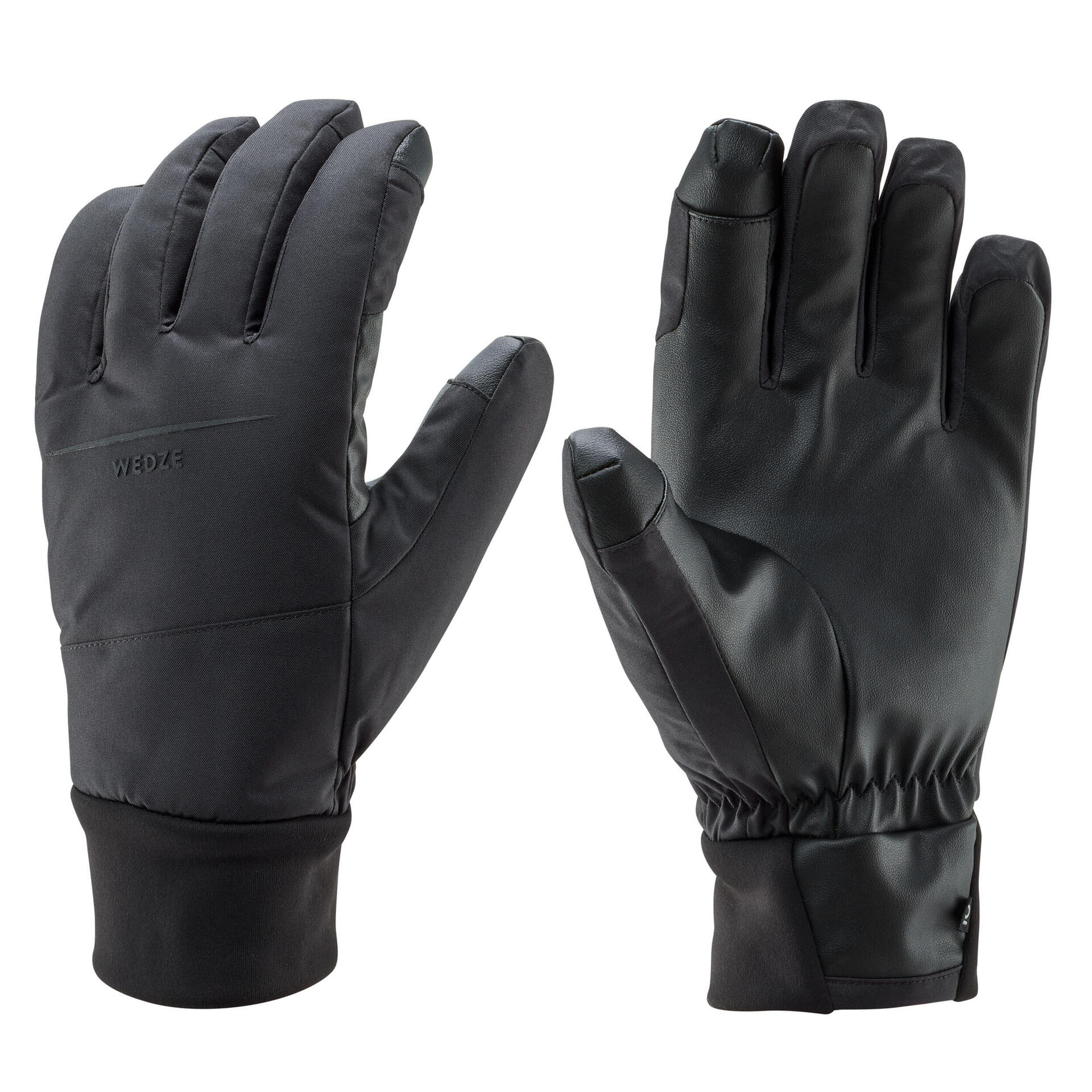 Adult Ski Gloves 100 Black