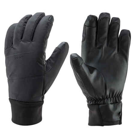 Adult Ski Gloves 100 - Black
