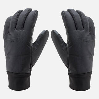 Adult Unisex Skiing/Trekking Waterproof & Warm Winter Gloves - Black