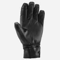 Adult ski gloves 100 - LIGHT Black