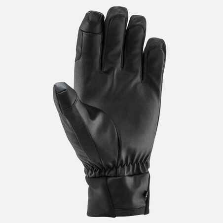 ADULT SKI 100 GLOVES - LIGHT -  / BLACK