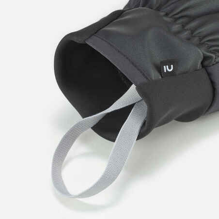 Adult ski gloves 100 - LIGHT Black