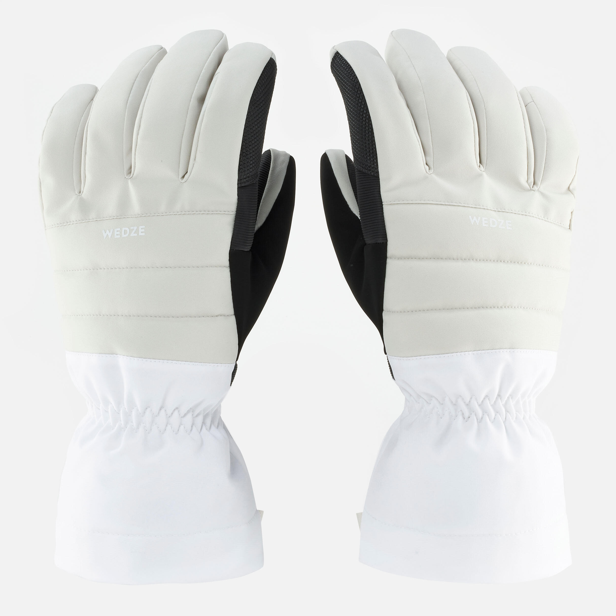 Gants imperméables chauds - ski 500 blanc - WEDZE