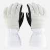 ADULT SKI GLOVES 500 - BEIGE AND WHITE