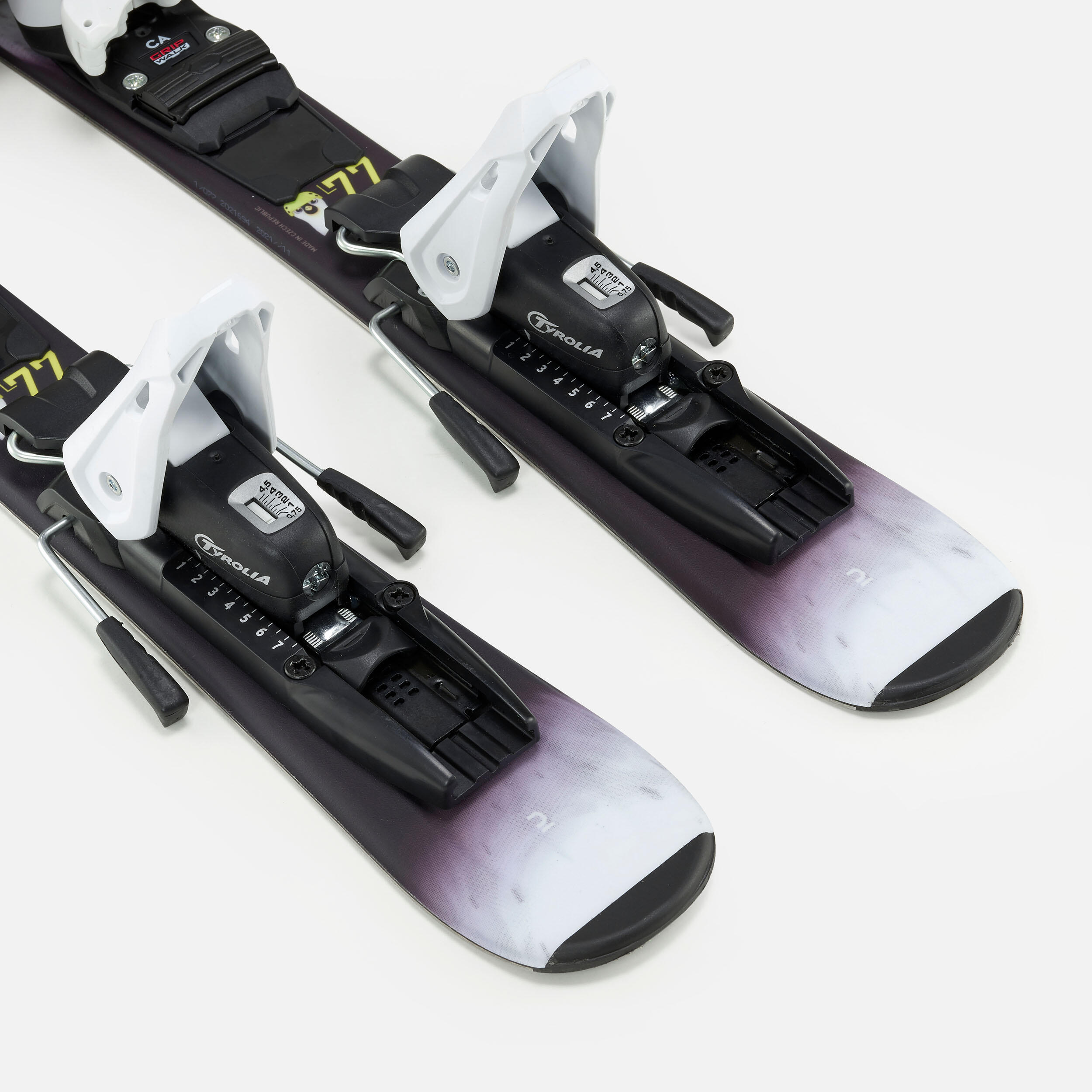 Kids’ Downhill Skis with Bindings – Boost 100 Penguin - WEDZE