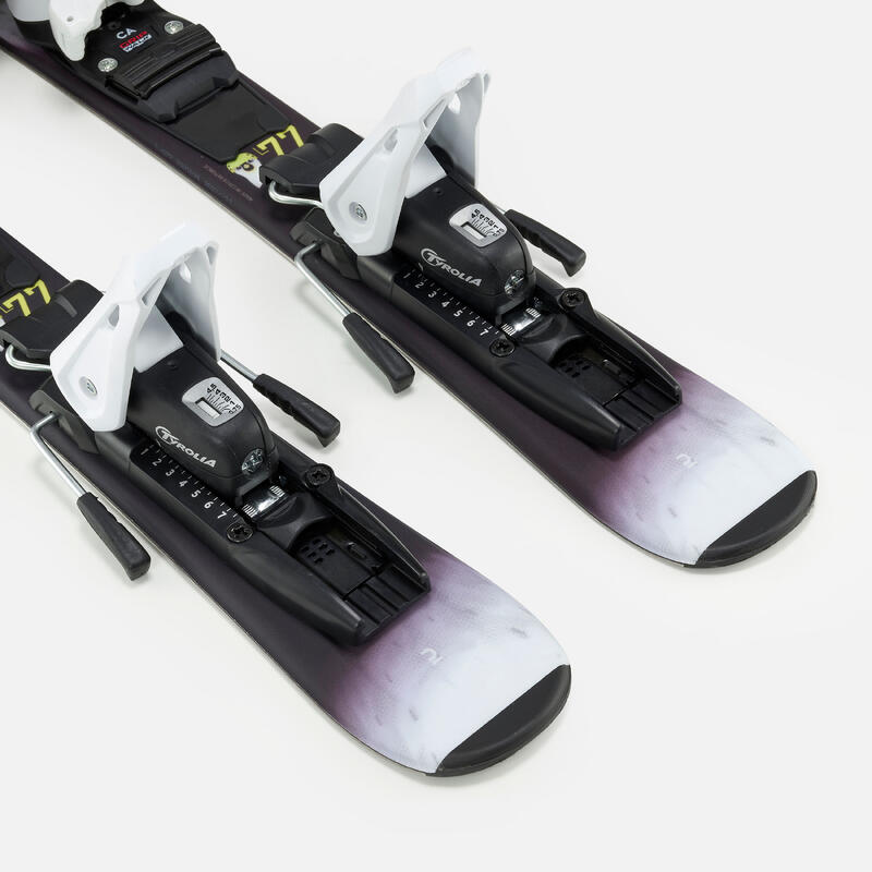 KIDS’ ALPINE SKI WITH BINDINGS BOOST 100 - PENGUIN