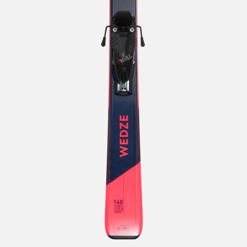 Belo-žute ženske skije s vezovima BOOST 500