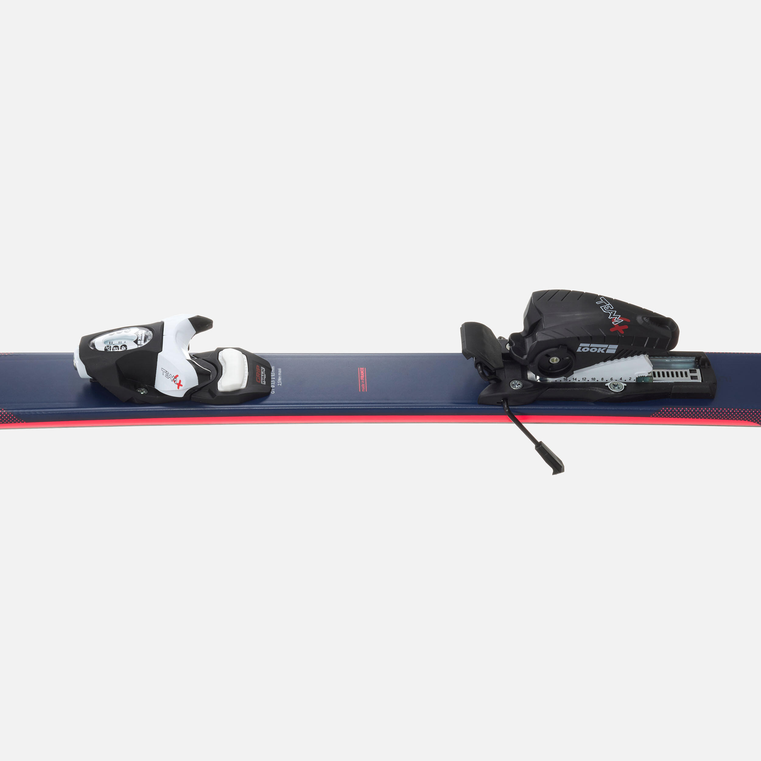 CHILDREN'S ALPINE SKI WITH BINDING - BOOST 500 - BLUE/PINK