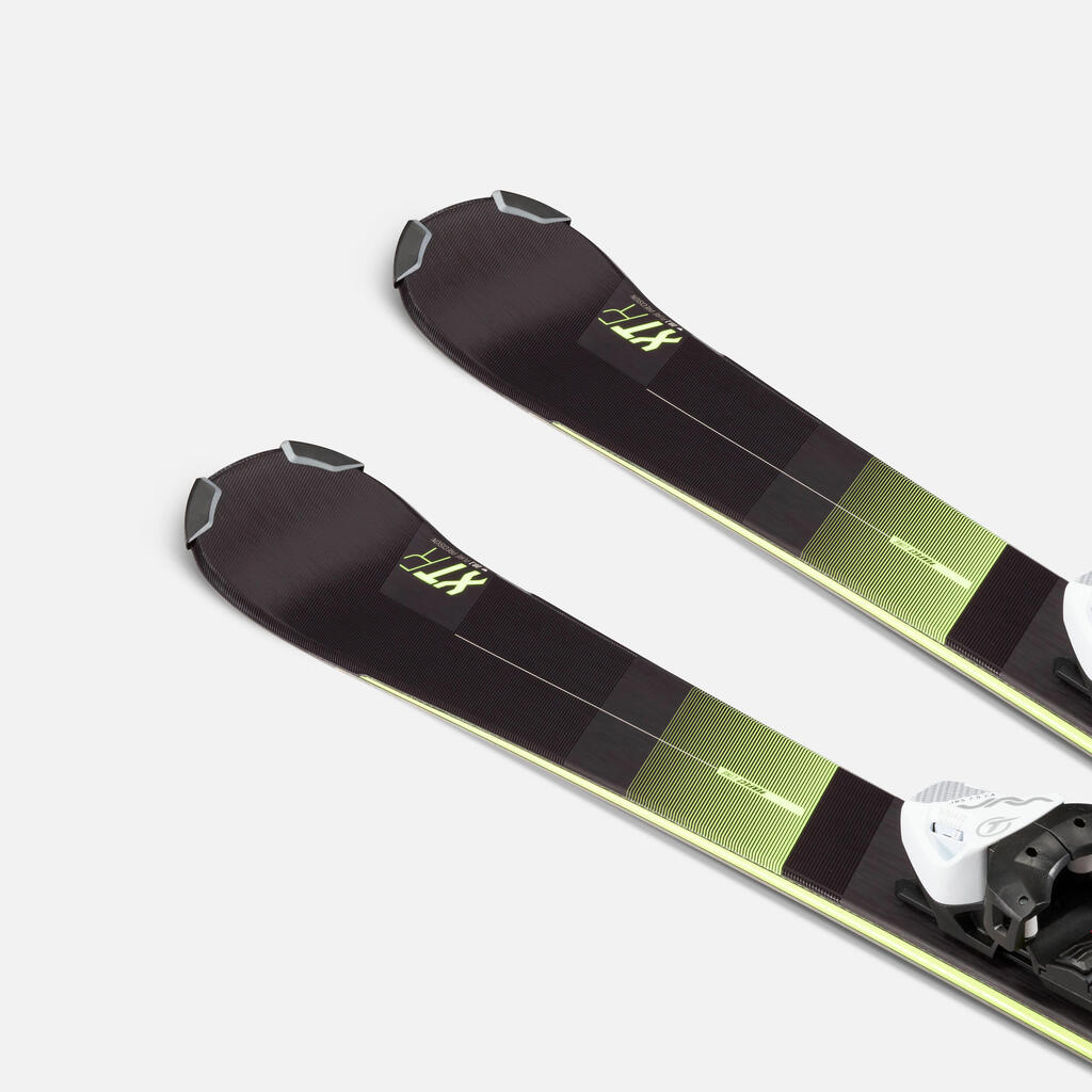 JR DOWNHILL  SKI WITH BINDINGD - BOOST 900 - BLACK/YELLOW 