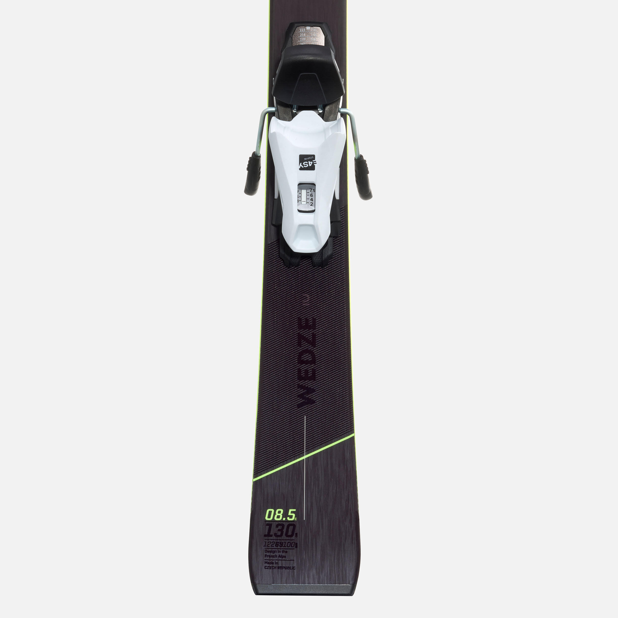 JR DOWNHILL  SKI WITH BINDINGD - BOOST 900 - BLACK/YELLOW  6/9