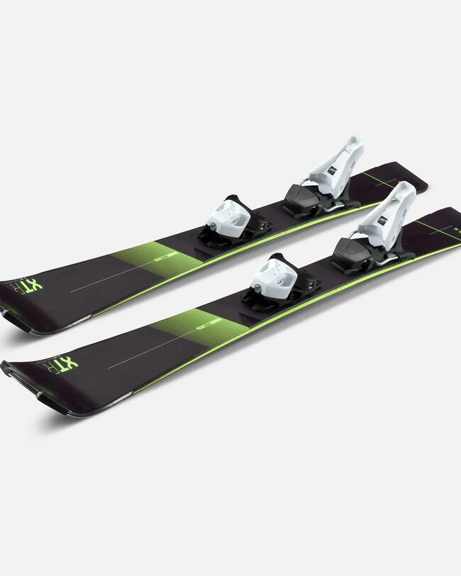 JR DOWNHILL SKI WITH BINDINGD - BOOST 900 - BLACK/YELLOW