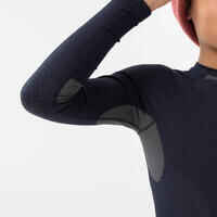 Kids’ seamless ski base layer top - BL 900 i-Soft - Navy