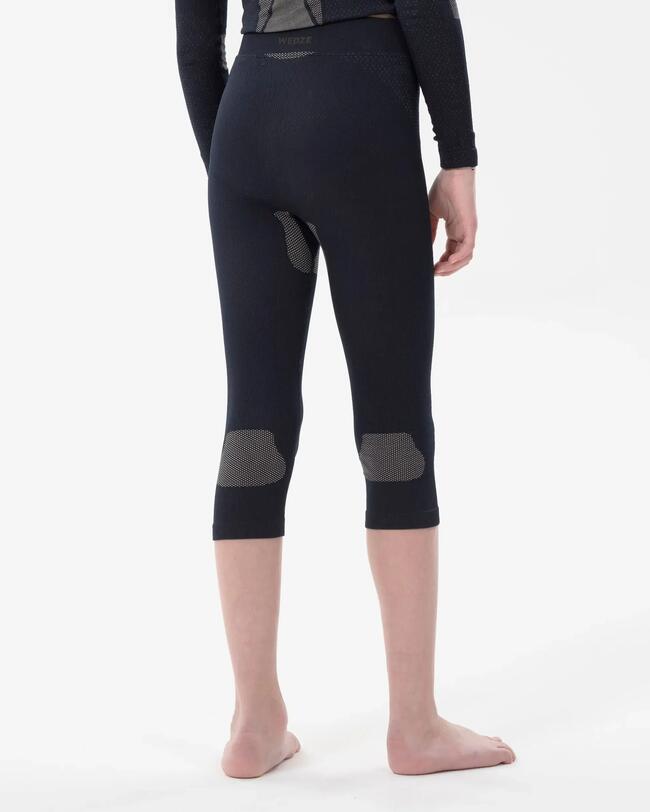 Pantaloni termici sci bambino 500 SEAMLESS blu WEDZE Decathlon