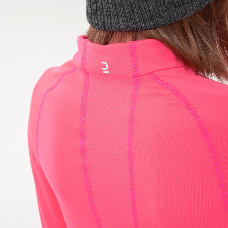 Sous-vêtement thermique de ski enfant - BL500 - haut rose