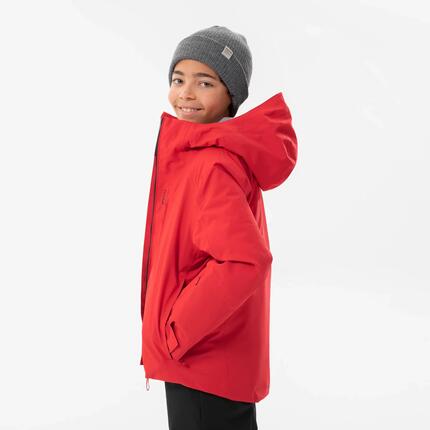 Veste de ski chaude et imperméable enfant 6-14 ans, SKI500 lilas