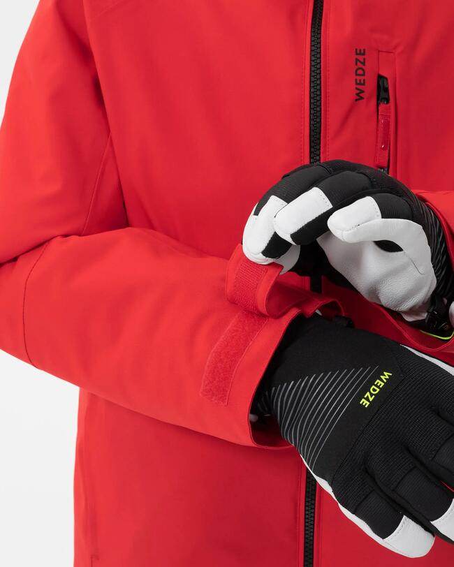Chaqueta de esquí cálida e impermeable Niños 550 - Rojo