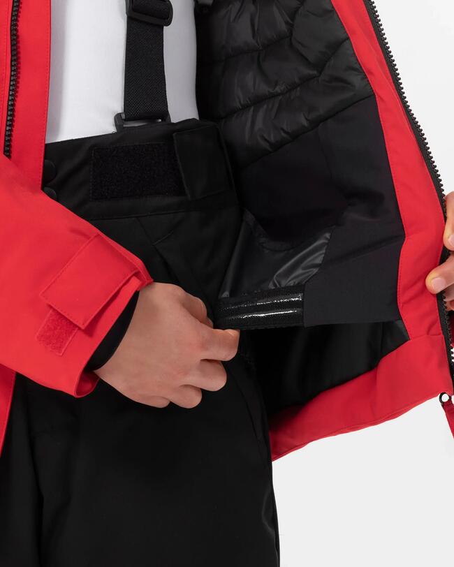 Warme, wasserdichte Skihose Kinder – 550 rot