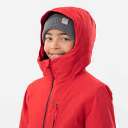 Παιδικό ζεστό και αδιάβροχο μπουφάν για σκι 550 - Κόκκινο