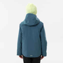Παιδικό ζεστό και αδιάβροχο μπουφάν για σκι 550 - μπλε