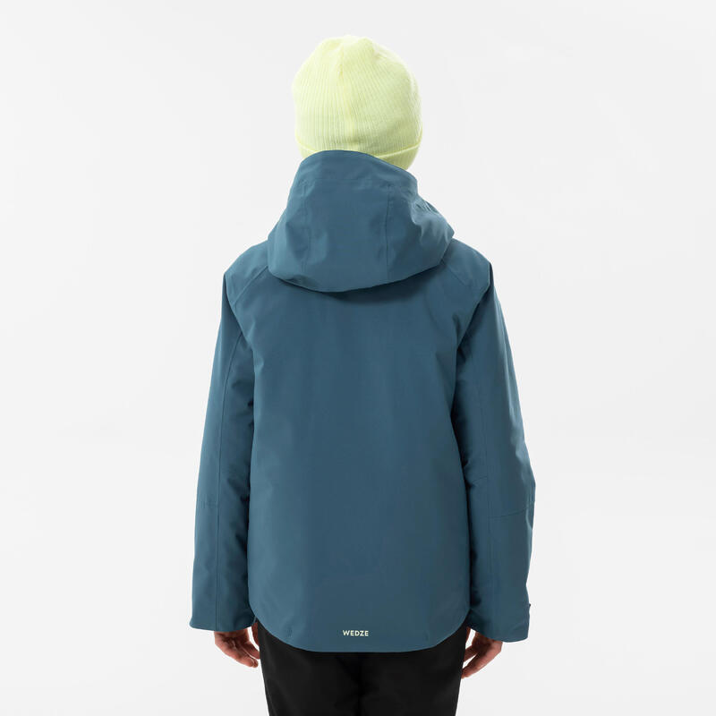 Veste de ski enfant chaude et imperméable 550 - Bleue