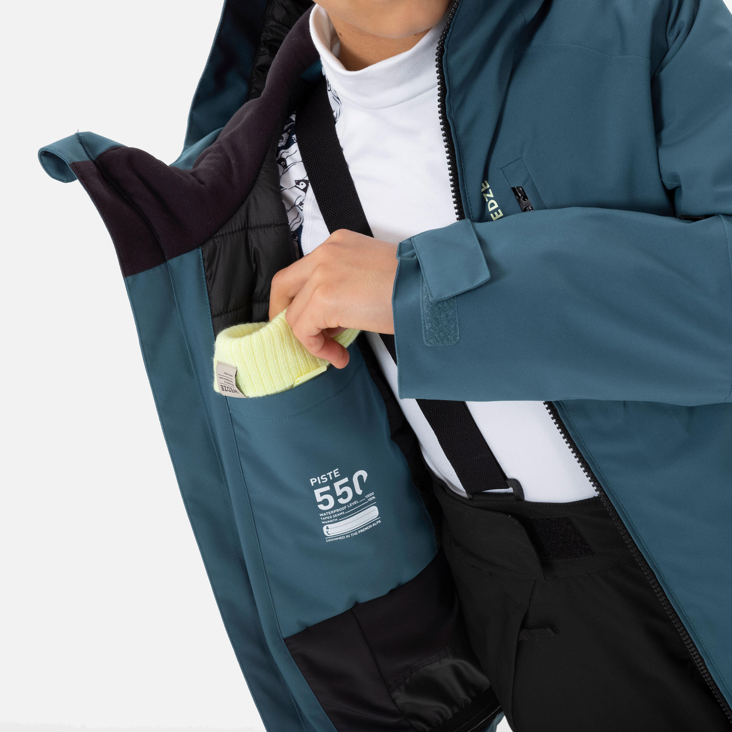WEDZE (ウェッゼ) スキー キッズ ジャケット WARM 防水 550
