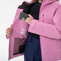 Kids’ Warm and Waterproof Ski Jacket 550 - Pink