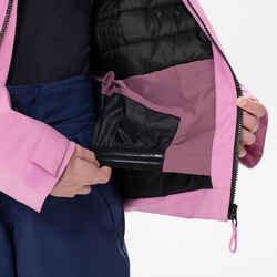 Kids’ Warm and Waterproof Ski Jacket 550 - Pink