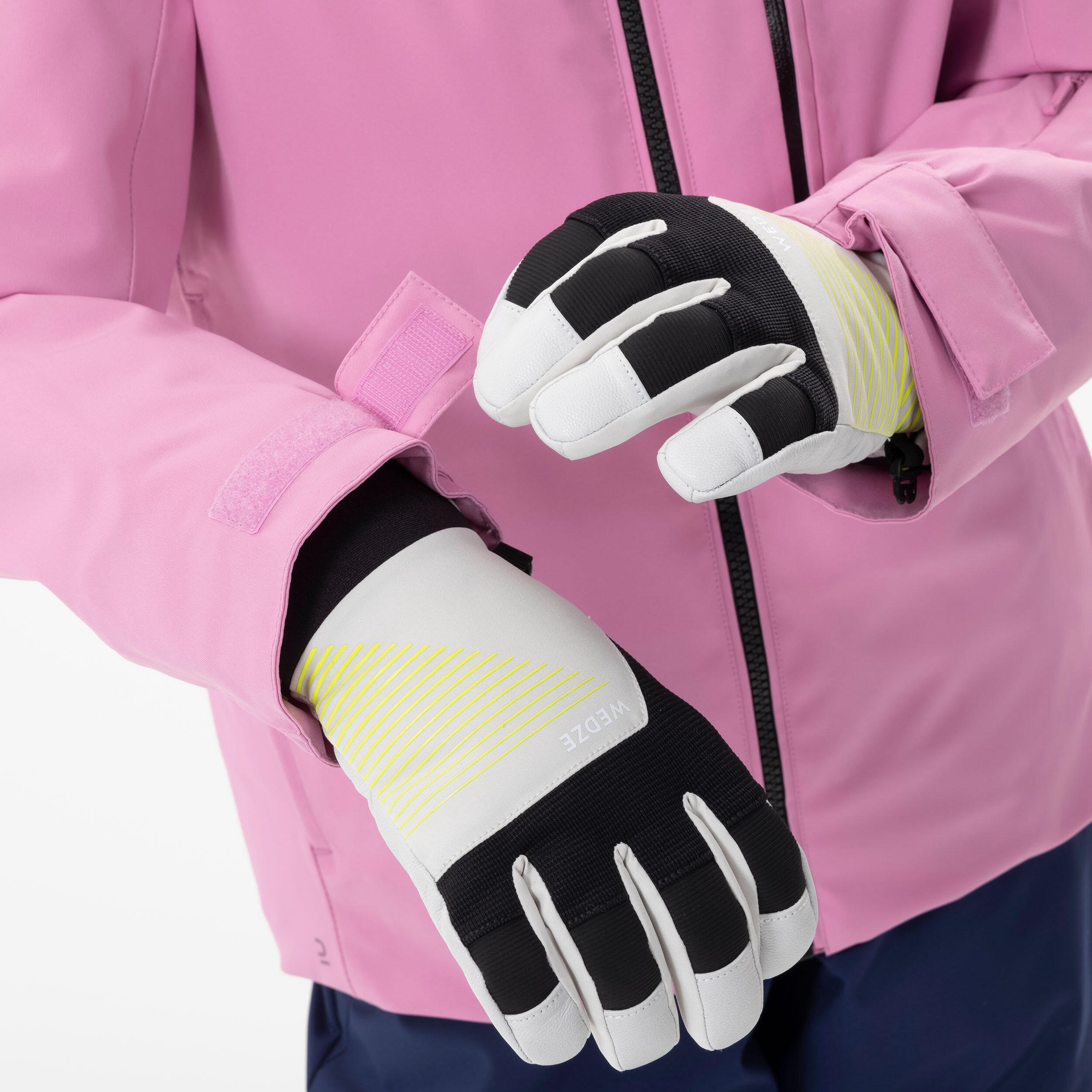 Kids’ Waterproof Winter Jacket - Ski 550 Pink - WEDZE