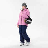 Kids’ Warm and Waterproof Ski Jacket 550 - Pink