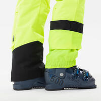 Neon žute dečje pantalone za skijanje PNF 500
