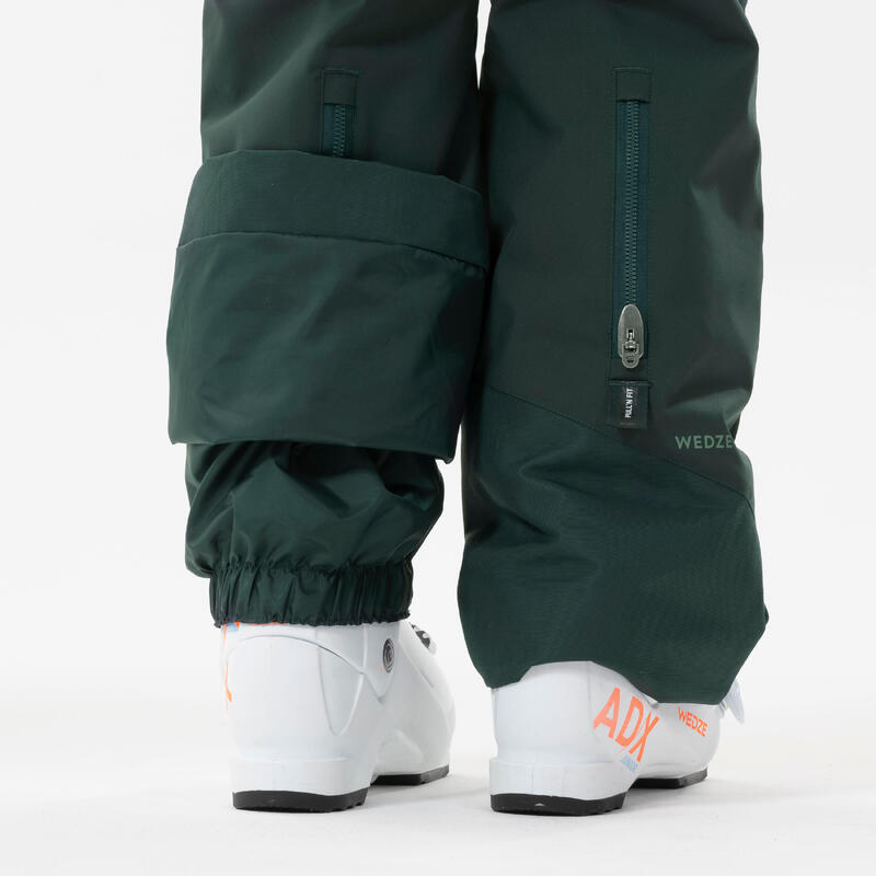 Pantalón con tirantes esquí y nieve impermeable Niños 6-14 años Wedze SKI-P 500