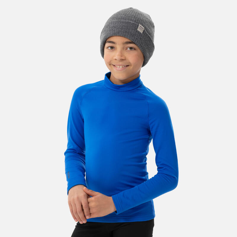 Camiseta térmica esquí niños - BL500 - azul royal