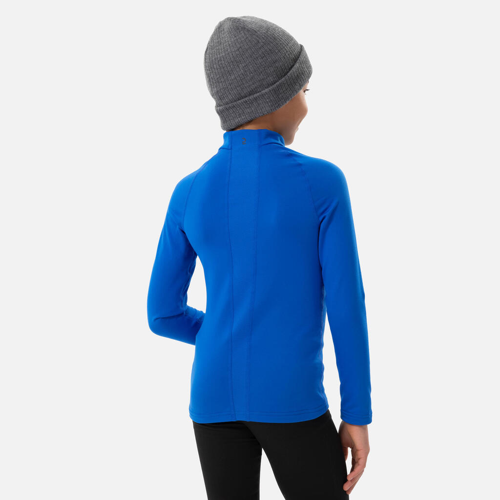Bērnu slēpošanas termoveļas krekls “BL500”, zils