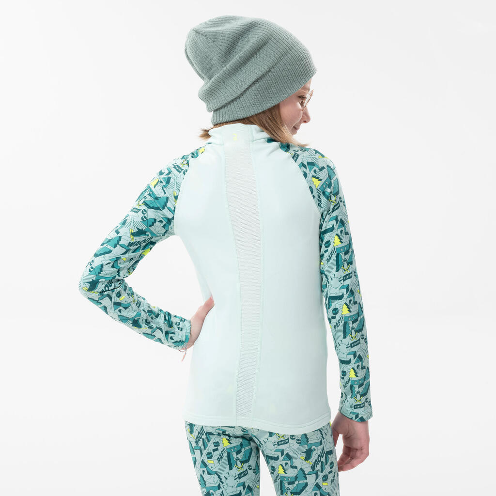 Kids’ ski base layer top - BL500 Top FFS- Blue 