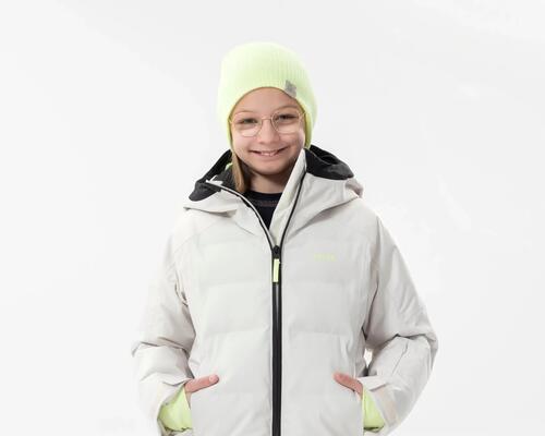 DOUDOUNE DE SKI ENFANT TRÈS CHAUDE ET IMPERMÉABLE -580 WARM - BLEUE