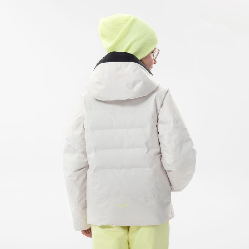 DOUDOUNE DE SKI ENFANT TRES CHAUDE ET IMPERMEABLE -580 WARM BEIGE