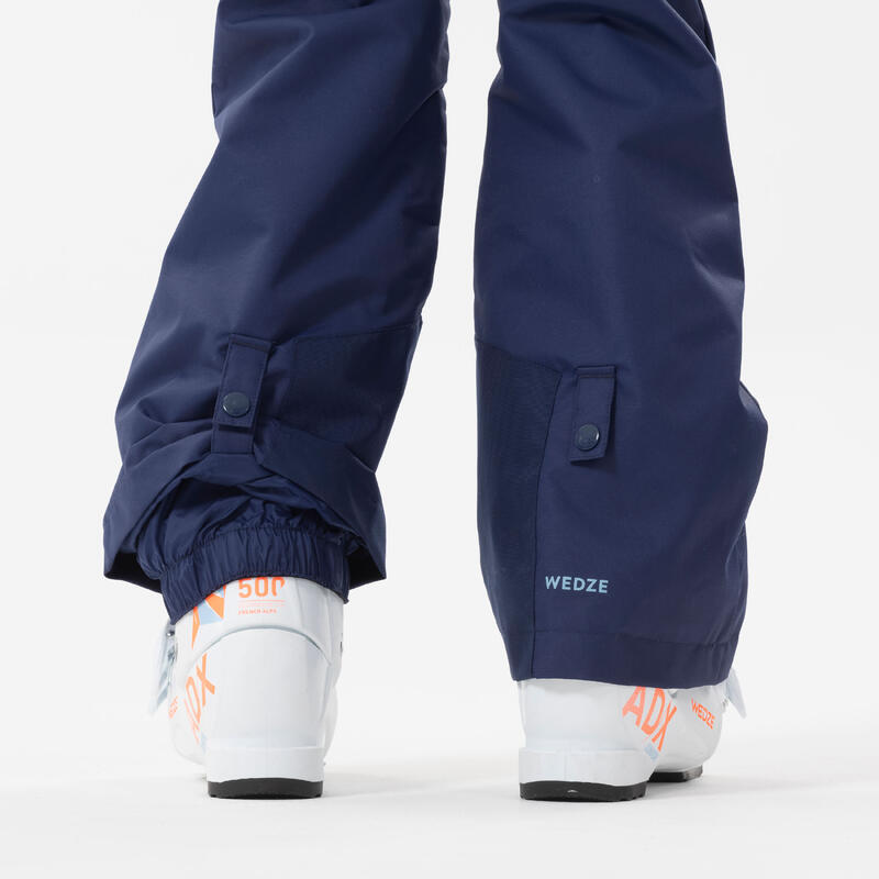 COMBINAISON DE SKI ENFANT CHAUDE ET IMPERMEABLE 500 ROSE ET BLEU