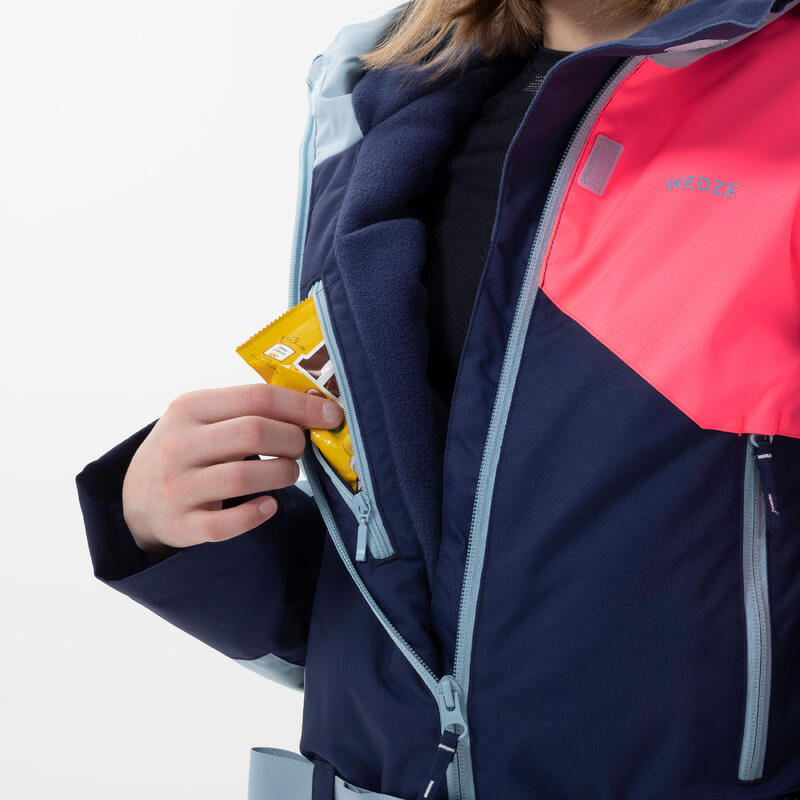 Schneeanzug Skianzug Kinder warm wasserdicht - 500 rosa/blau 