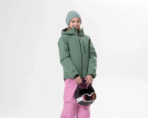 PANTALON DE SKI CHAUD ET IMPERMÉABLE ENFANT - 500 PNF - ROSE