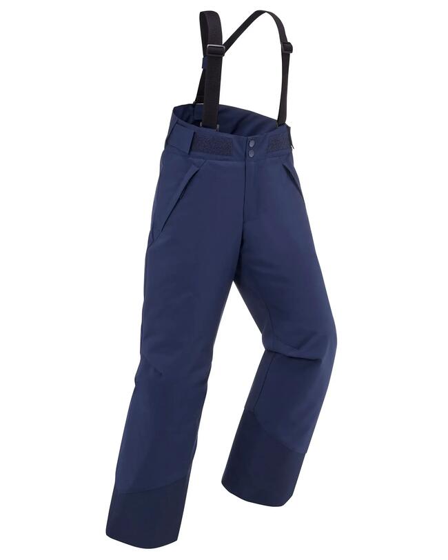 Warme wasserdichte Skihose Kinder - 500 PNF - marineblau