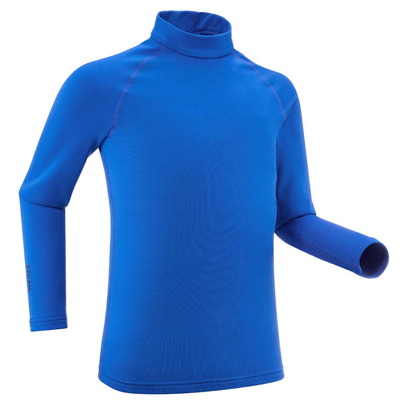 Thermoshirt voor skiën voor kinderen BL500 koningsblauw