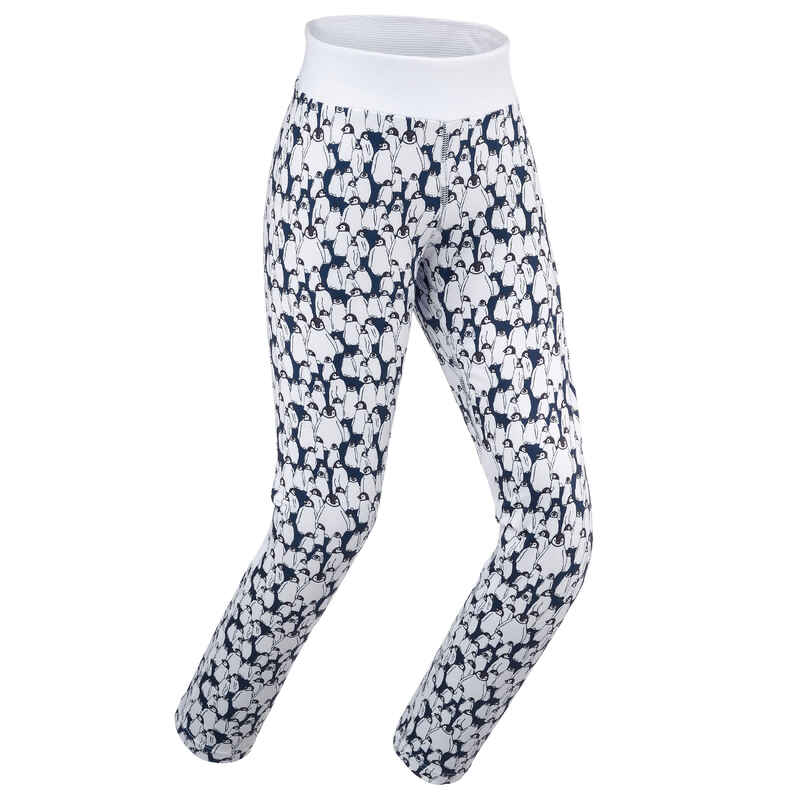Skiunterwäsche Funktionshose BL 500 Kinder Grafik Pinguin Skiunterwäsche Funktionshose BL 500 Kinder Grafik Pinguin