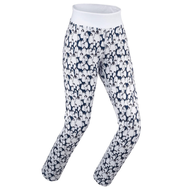 Pantaloni termici sci bambino 100 neri