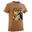 Wandel T-shirt MH100 bruin kinderen 7-15 jaar