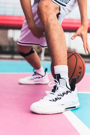 Zapatillas de baloncesto Adulto Tarmak Fast 500 blancas