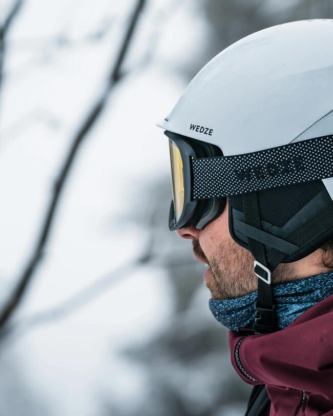 GAFAS DE ESQUÍ Y SNOWBOARD NIÑOS Y ADULTOS CUALQUIER TIEMPO - G 500 I - GRIS