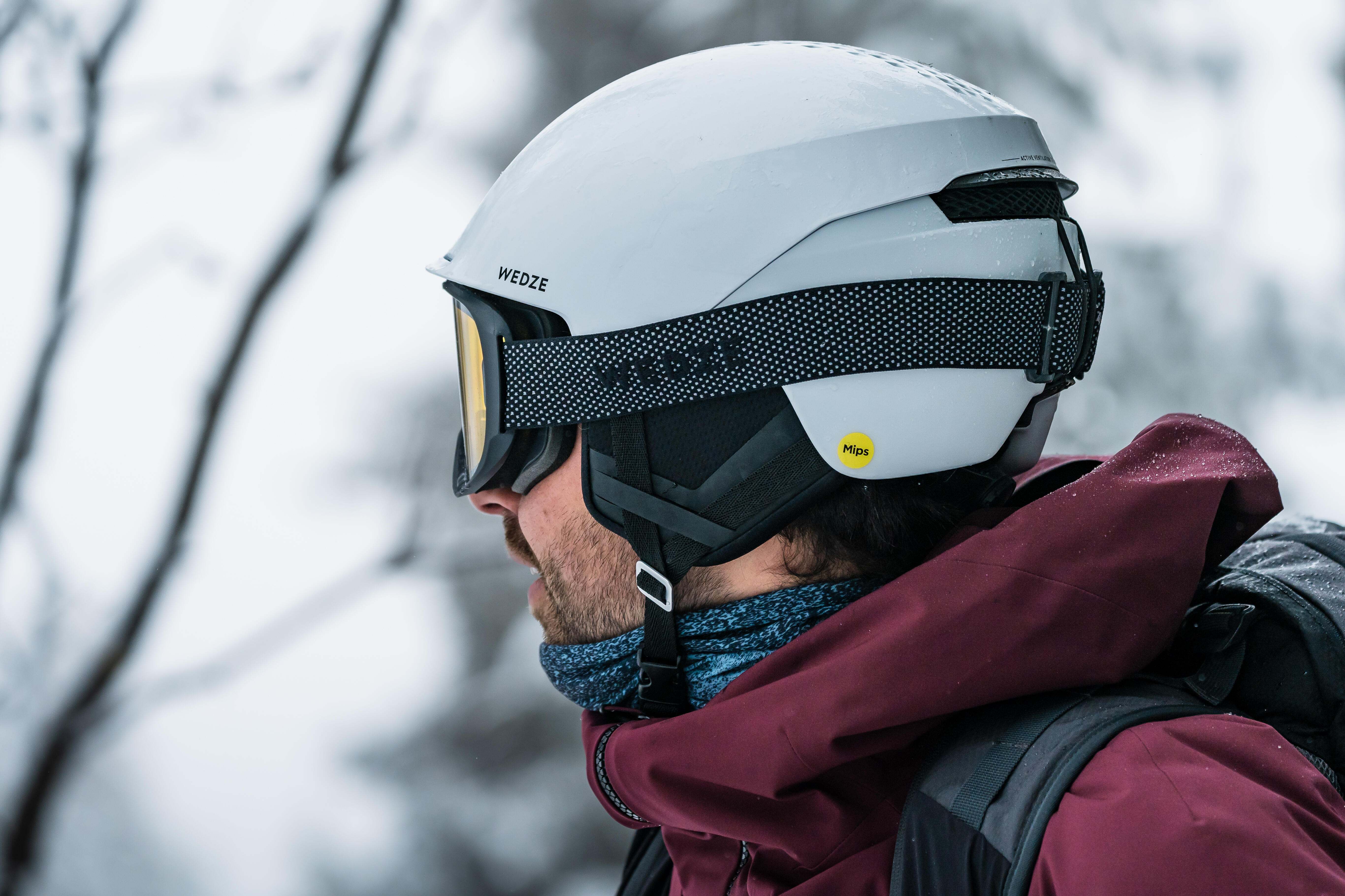 Ski and Snowboard All-Weather Goggles - G 500 Black - WEDZE
